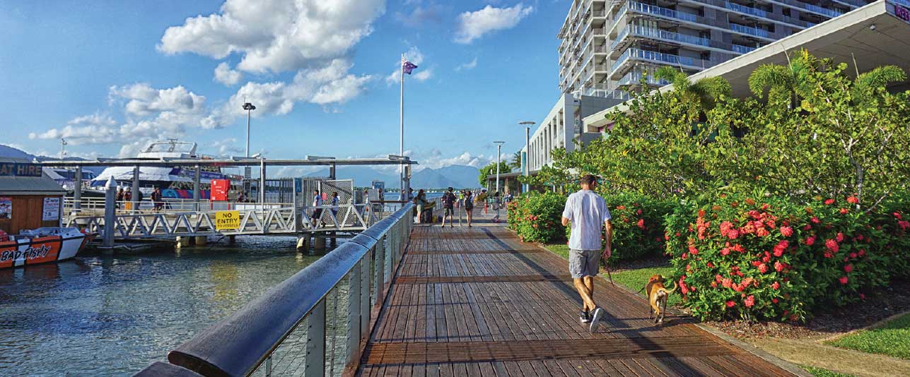 Cairns Esplanade Waterfront Board Walk.